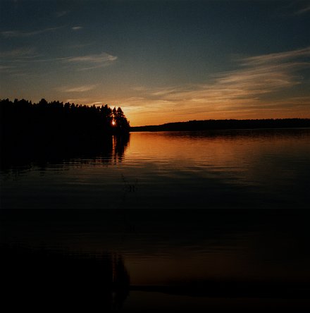 Lake near raod to Lappeenranta